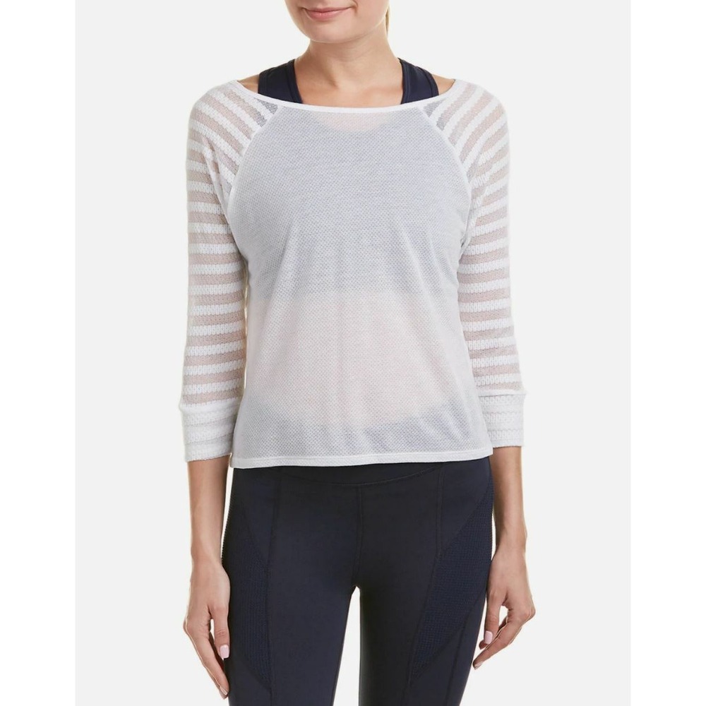 Splendid women activewear fitness top wicking stretch RH3D398 WHITE sz S $68